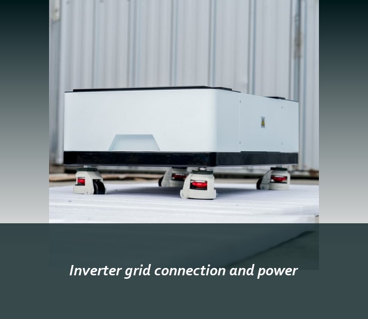 Inverter grid connection and power