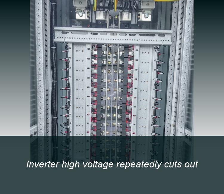 Inverter high voltage repeatedly cuts out