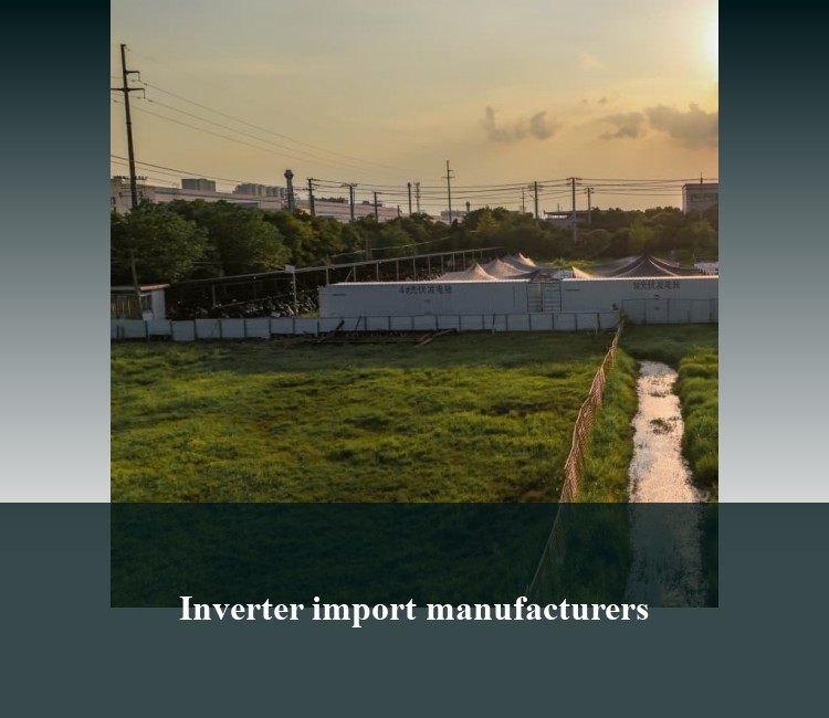 Inverter import manufacturers