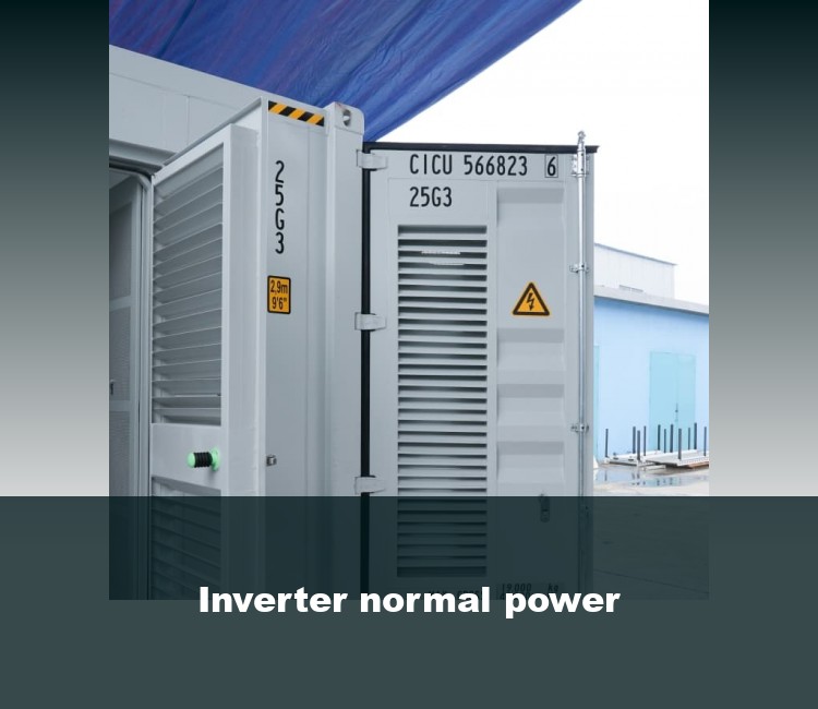 Inverter normal power