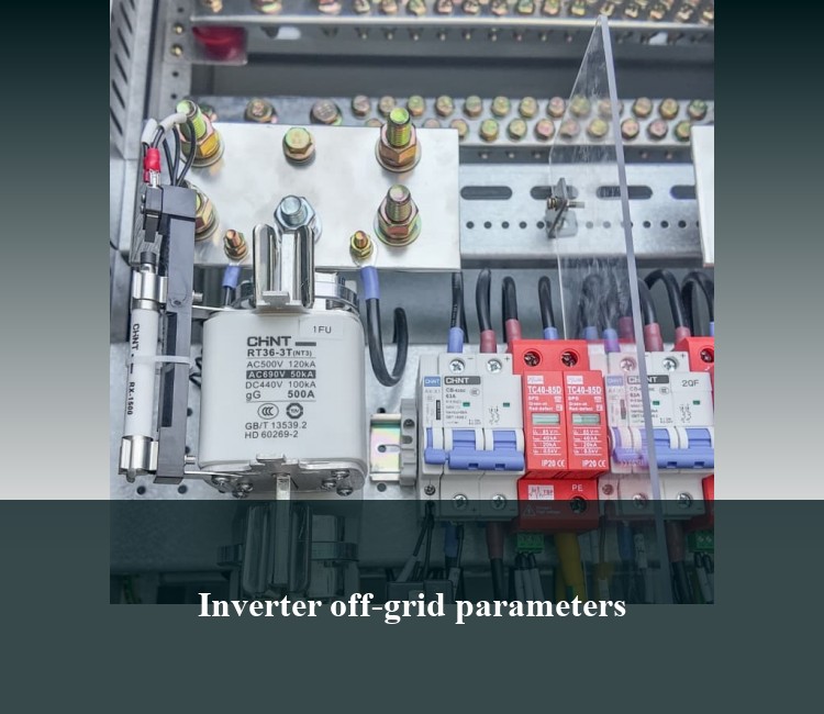 Inverter off-grid parameters