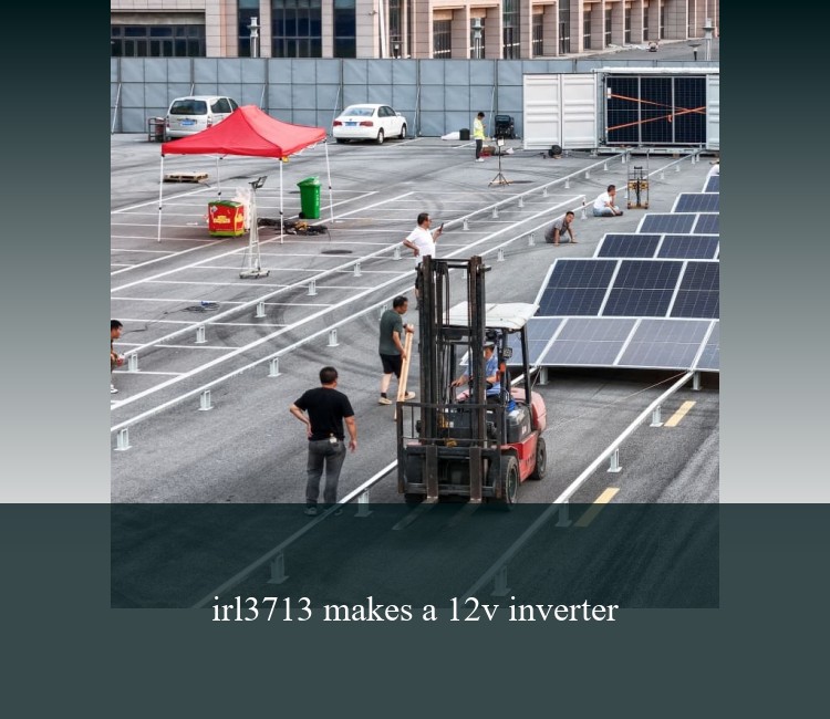 irl3713 makes a 12v inverter