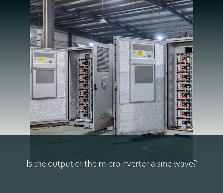 Is the output of the microinverter a sine wave?