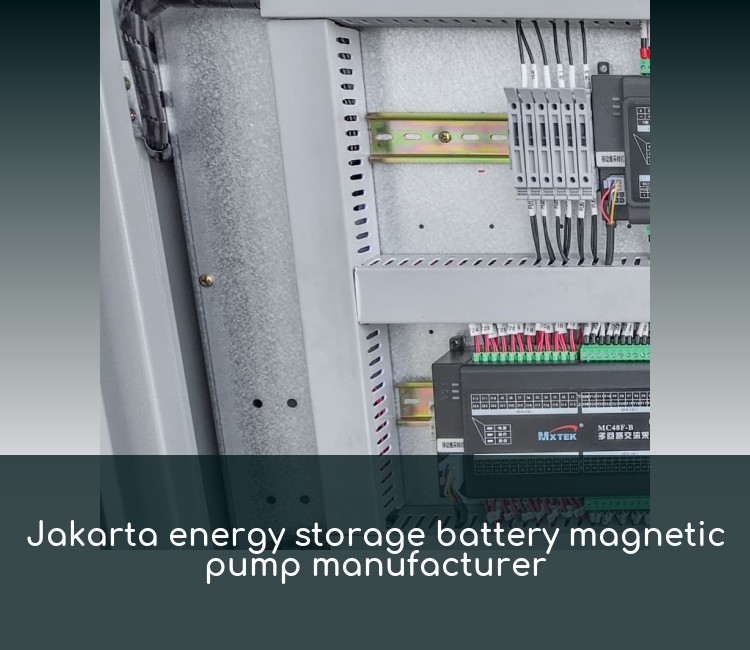 Jakarta energy storage battery magnetic pump manufacturer