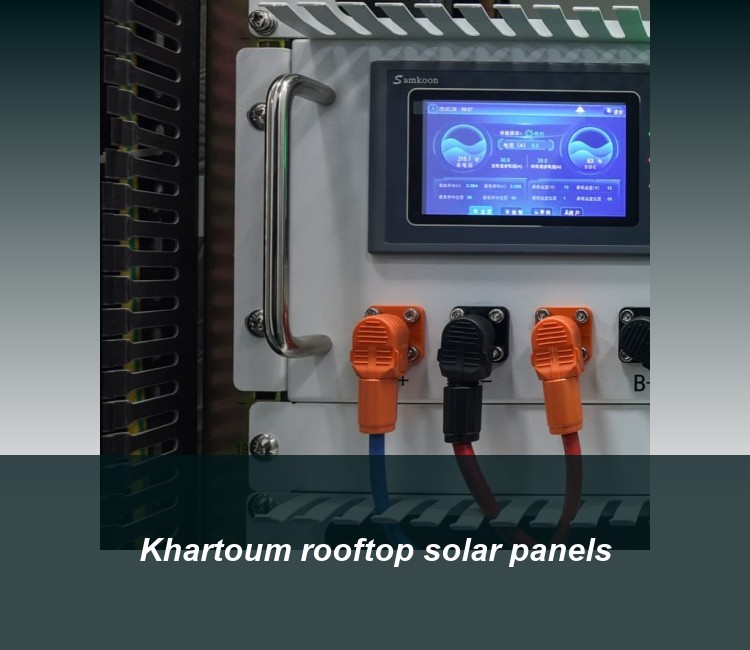 Khartoum rooftop solar panels