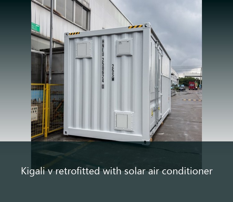 Kigali v retrofitted with solar air conditioner