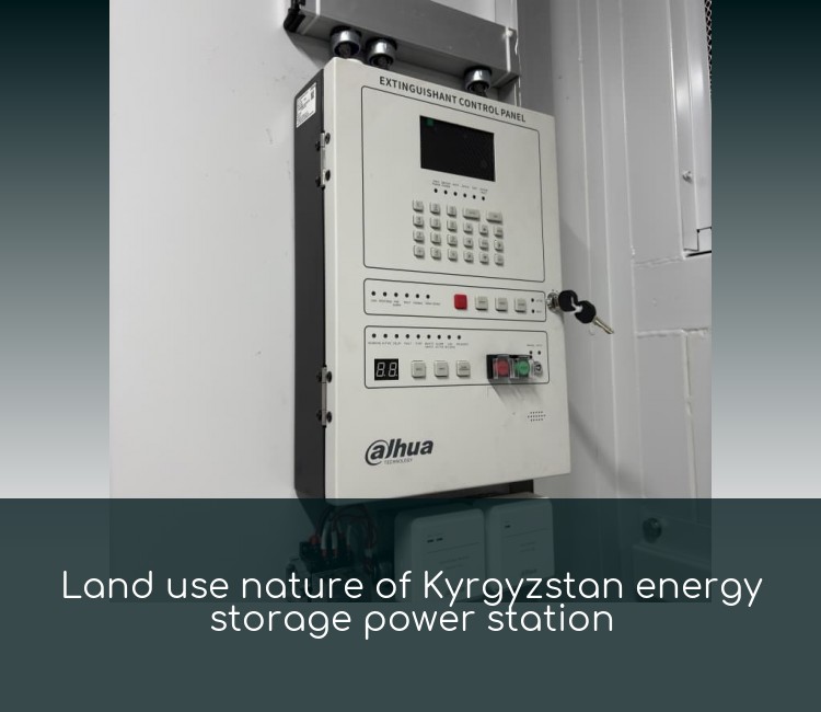 Land use nature of Kyrgyzstan energy storage power station