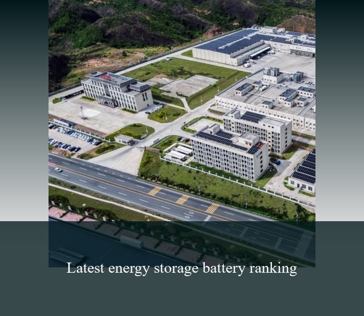Latest energy storage battery ranking