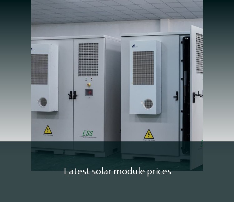 Latest solar module prices