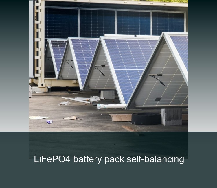 LiFePO4 battery pack self-balancing