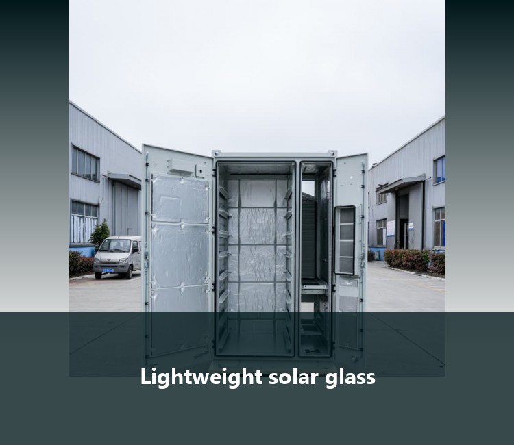 Lightweight solar glass