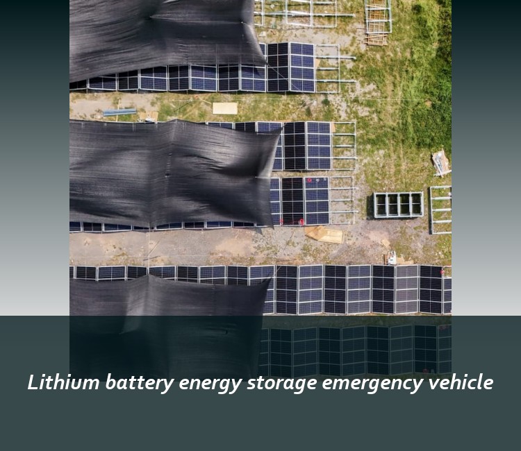 Lithium battery energy storage emergency vehicle