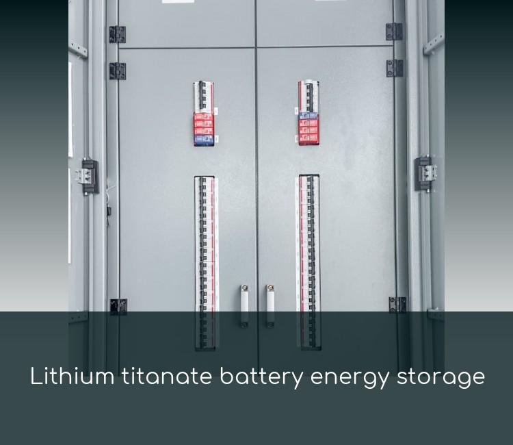 Lithium titanate battery energy storage