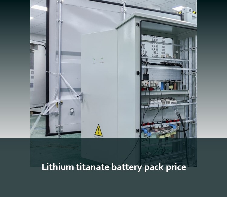 Lithium titanate battery pack price