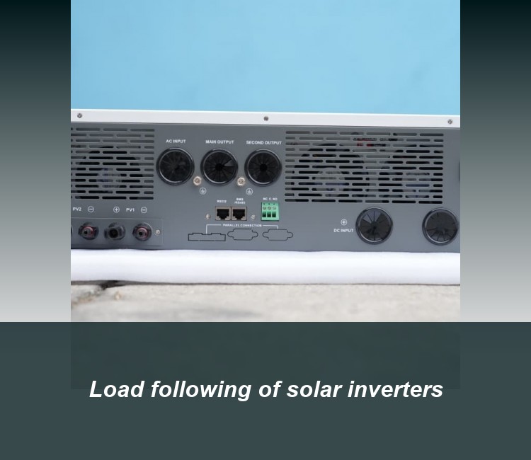 Load following of solar inverters