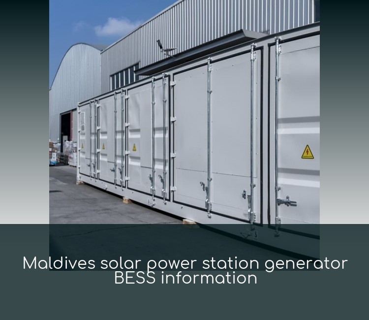 Maldives solar power station generator BESS information