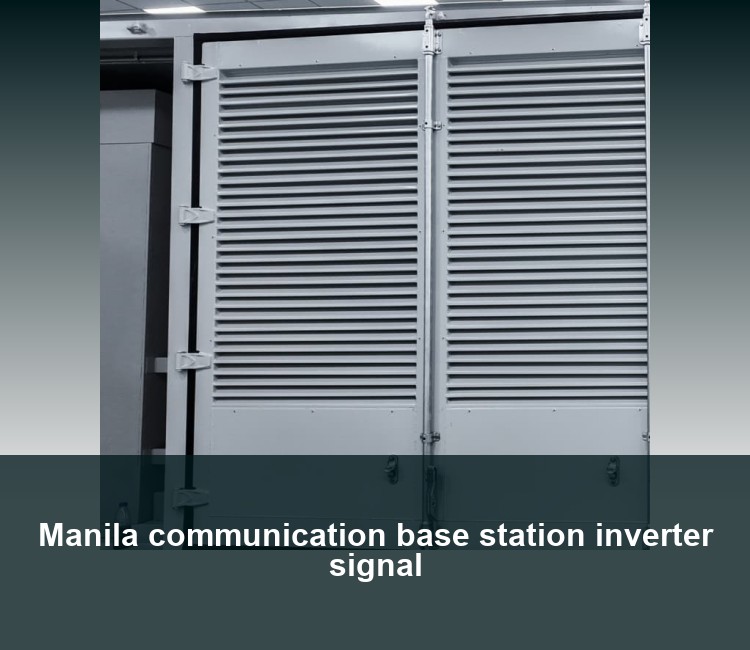 Manila communication base station inverter signal