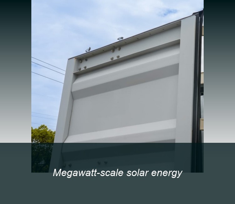 Megawatt-scale solar energy