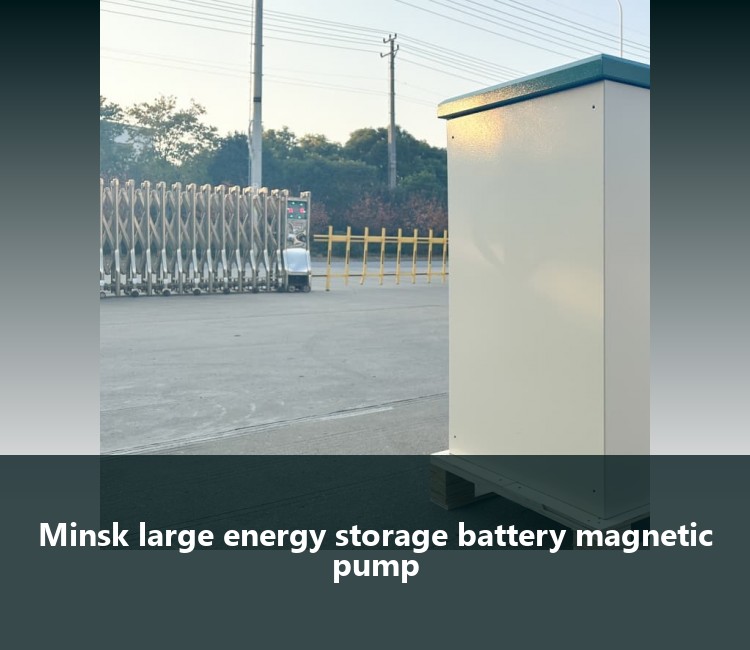 Minsk large energy storage battery magnetic pump