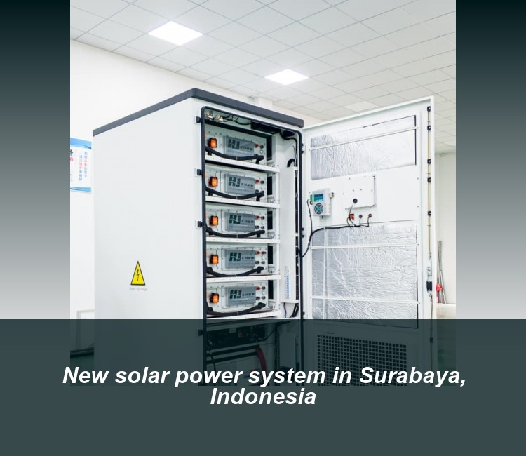 New solar power system in Surabaya, Indonesia
