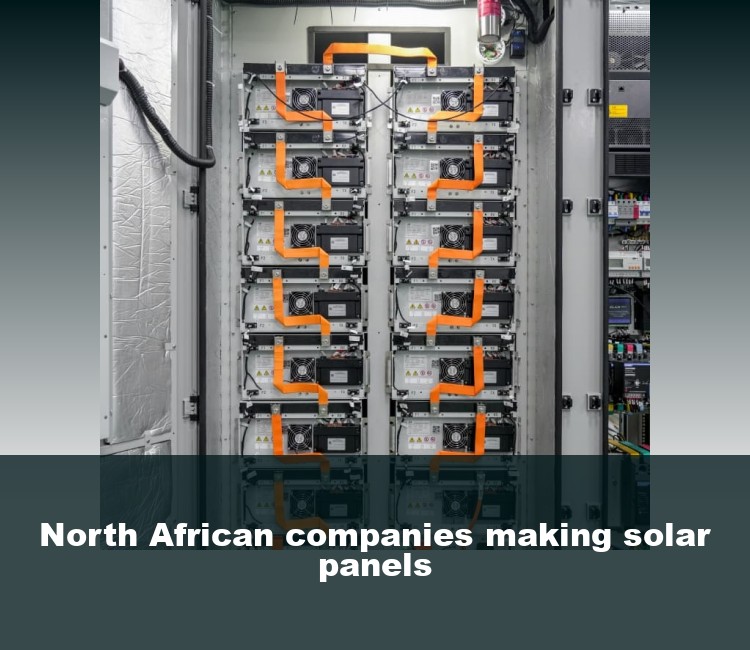 North African companies making solar panels