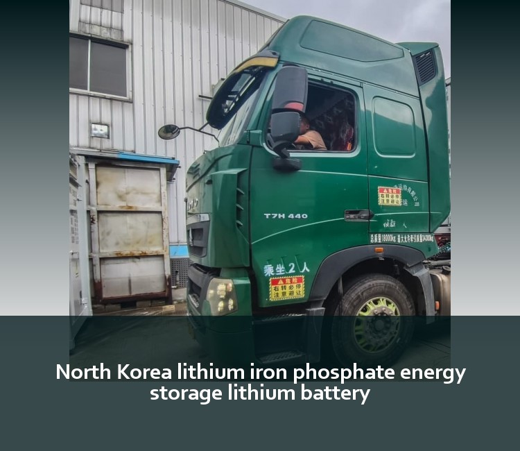 North Korea lithium iron phosphate energy storage lithium battery