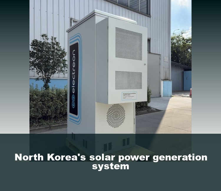 North Korea's solar power generation system