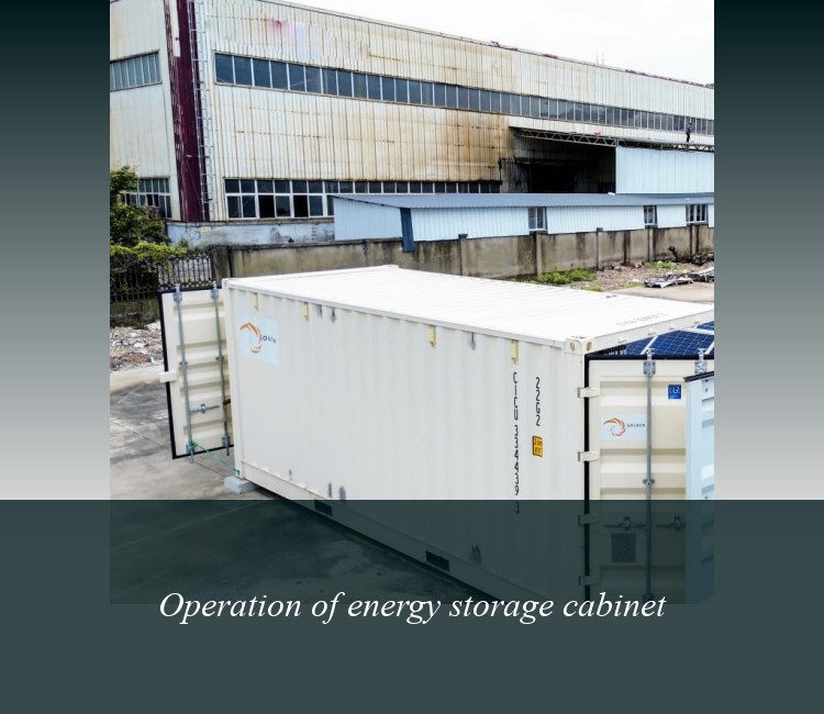 Operation of energy storage cabinet