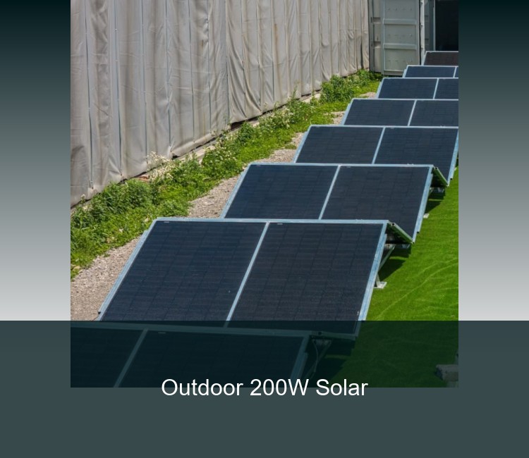 Outdoor 200W Solar