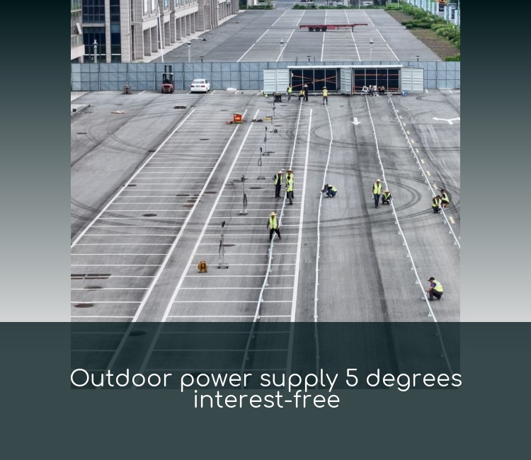 Outdoor power supply 5 degrees interest-free