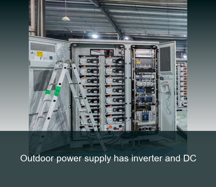 Outdoor power supply has inverter and DC