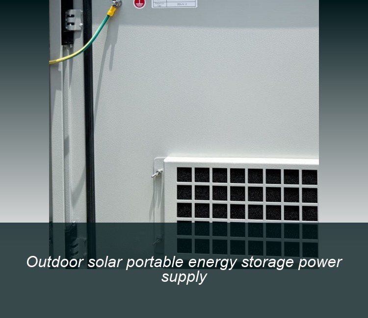 Outdoor solar portable energy storage power supply