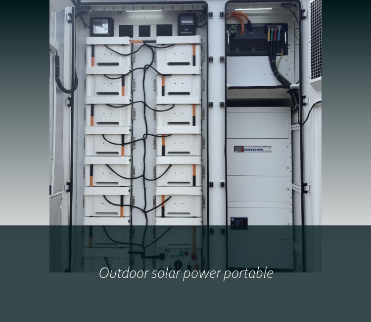 Outdoor solar power portable