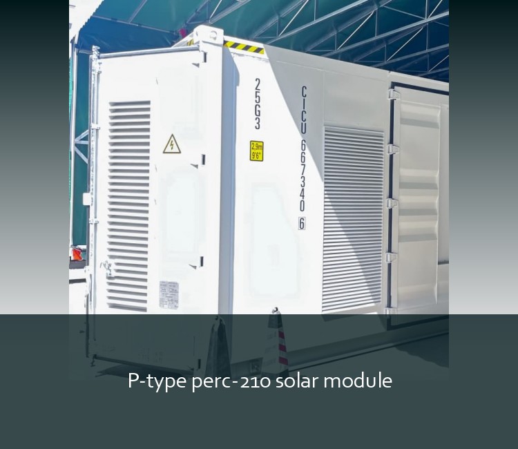 P-type perc-210 solar module