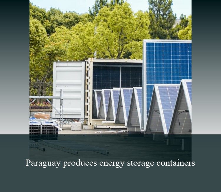 Paraguay produces energy storage containers