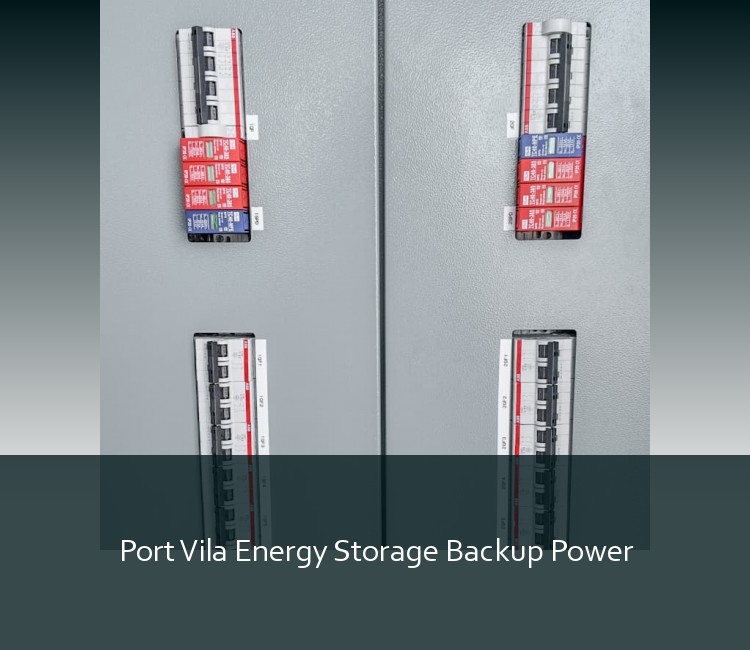 Port Vila Energy Storage Backup Power