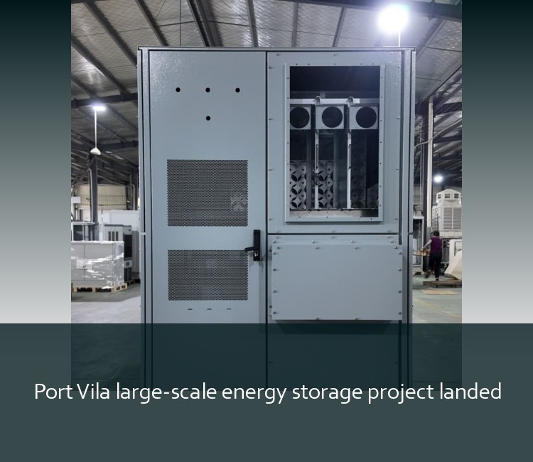 Port Vila large-scale energy storage project landed