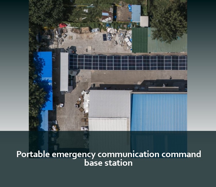 Portable emergency communication command base station