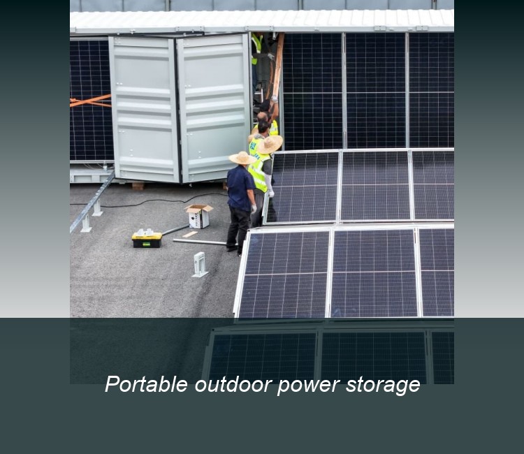 Portable outdoor power storage