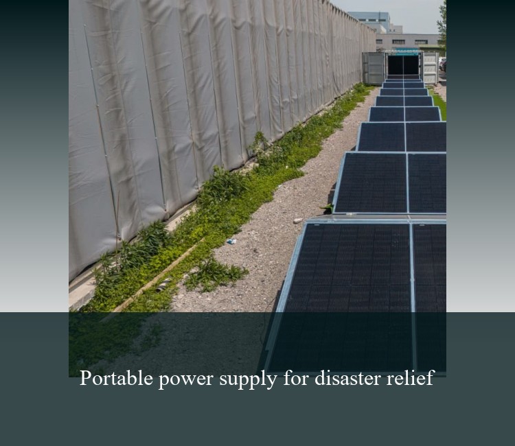 Portable power supply for disaster relief