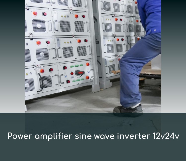 Power amplifier sine wave inverter 12v24v