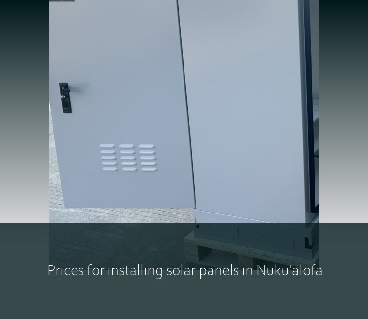 Prices for installing solar panels in Nuku'alofa