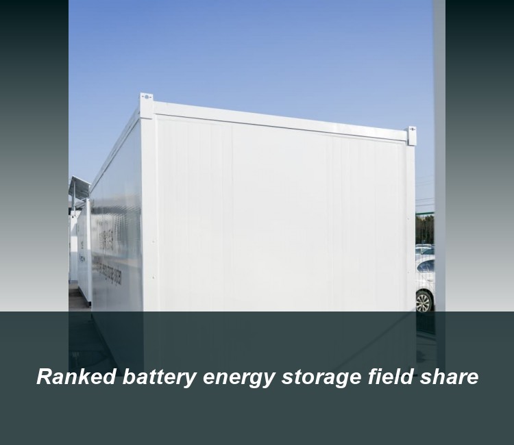 Ranked battery energy storage field share