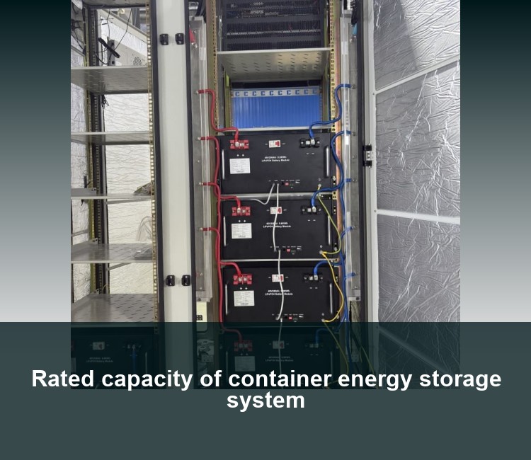 Rated capacity of container energy storage system