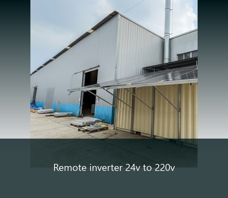 Remote inverter 24v to 220v