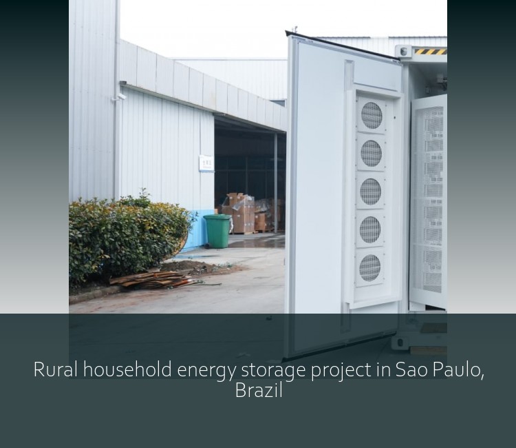 Rural household energy storage project in Sao Paulo, Brazil