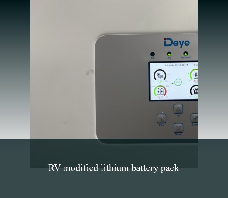 RV modified lithium battery pack