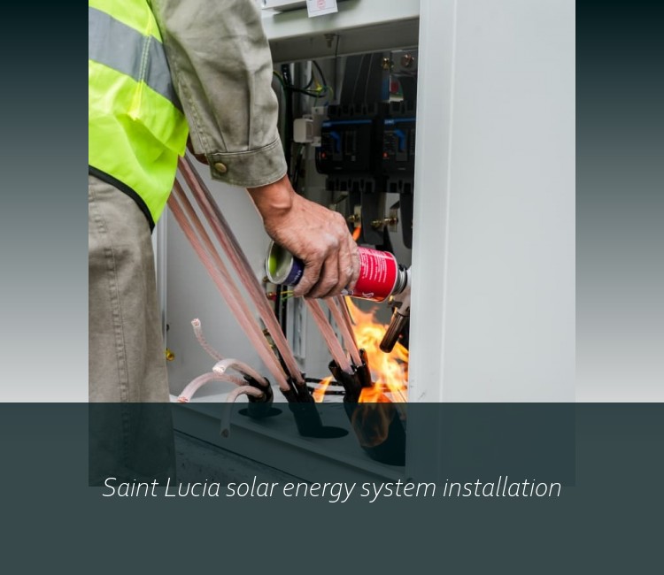 Saint Lucia solar energy system installation