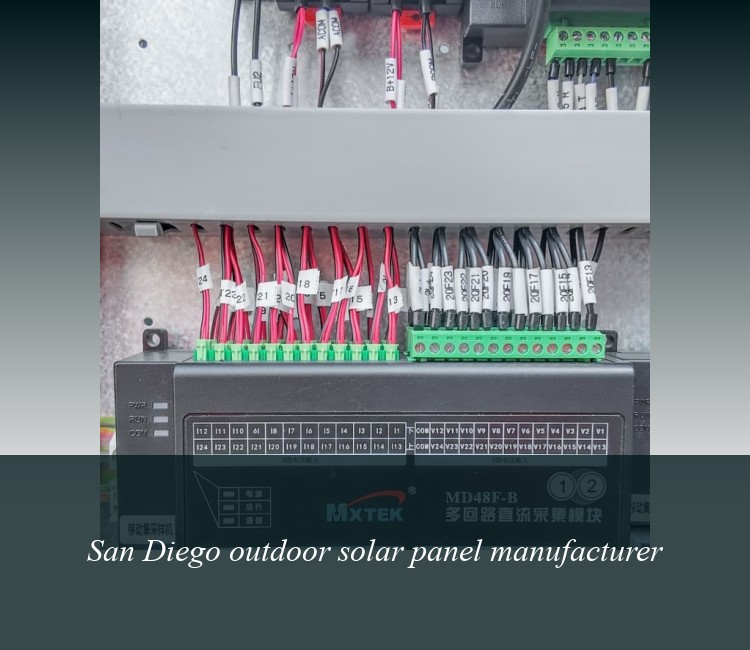 San Diego outdoor solar panel manufacturer