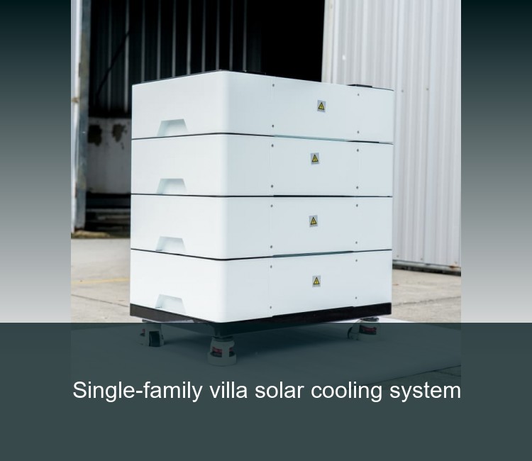 Single-family villa solar cooling system
